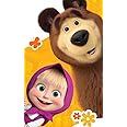 APM Masha & The Bear Wall Sticker Fully Waterproof Vinyl Sticker self Adhesive for Living Room, Bedroom, Office, Kids Room 12X18 inches (MB6)