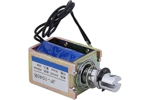 JEANOKO Electroimán Push-Pull de 15 mm de baja fricción Electroimán Anti-oxidación 25N 24V JF-1040B Electroimán de solenoide Fácil instalación para máquinas expendedoras