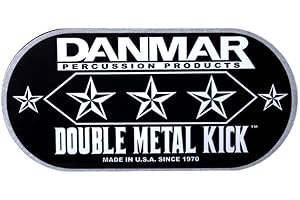 Danmar DA 210MKD Double Metal Bass Drum Impact Disc Made from Cold Rolled Alloy