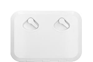 Fydun Escotilla de Acceso a Cubierta, Cubierta de inspección con Cerradura Escotilla de inspección de Cubierta para Barco Marino 17-1 / 4x12-3/8 Pulgadas