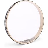 Tamburo Oceano, Tamburo Mare Strumento Guarigione Sonora per Meditazione Yoga Bagno Sonoro con Guscio Legno Duro & Perle Onda