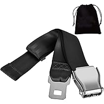 Vliegtuig Veiligheidsgordel Extender - Verstelbaar 25-80cm, Roestvrijstalen Clip, Voor Zwangeren En Comfort