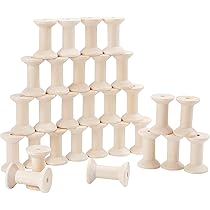 10 Bobine Vuote In Legno Per Filo - Organizzatore Per Cucito E Craft Fai Da Te - Foto 2