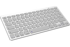 ‎JADEMALL JADEMALL Bluetooth Tastatur Tablet Deutsches Layout - QWERTZ kabellose Multi-Device Tastatur – PC, Notebook, Windows, Mac, Chrome OS, Android, OS, Apple TV