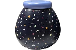 Pot of Dreams Hand Painted Glow In the Dark Kids Save And Smash Handcrafted Ceramic Money Box | Eco Freindly & Recyclable Piggy Bank | Perfect Decorative Gift and Save for New Toys & Video Games