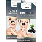 StopEver Charcoal Pore Strip Charcoal Blackhead Plaster (2 x 6 Pieces)