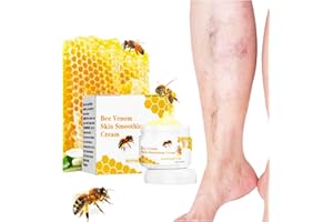 CESMIPSTEH Bienengift Krampfadern Creme, Bienengift Creme Gegen Besenreiser, Bienengiftsalbe Venencreme, Varicose Veins Cream, Bee Venom Venencreme zur Entspannung von Geschwollenen und Müden Beinen (C)