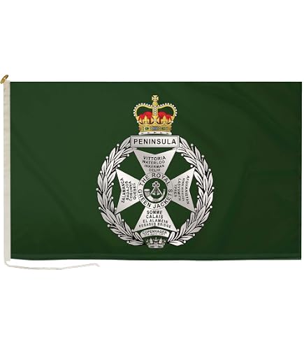 AZ FLAG - Drapeau Royal Green Jackets De La British Army - 90x60 Cm