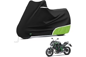 JUDANNA Bâche de Protection pour Kawasaki Z650 Z900 Z1000 Z750 ER6N Z800 (sans Coffre) Housse Protection- Moto extérieur -Imperméable et résistante aux intempéries - Tissu Oxford 420D