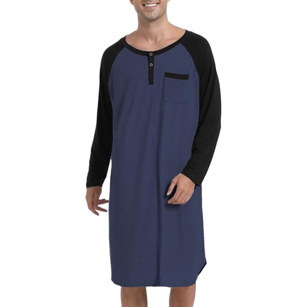 Walker Reid Chemise De Nuit Homme Coton Brossé – Boutonnée, Manches Longues, Carreaux
