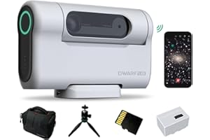 DWARFLAB Dwarf II Smart Digital Telescope - Portable, Ultralight, and Packed with Advanced Features for Astronomy Star Parties, Birding, for Adults and Kids, Beginners and Advanced Players (Classic)