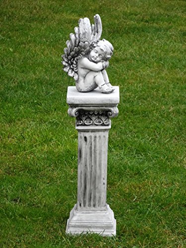 Steinfigur Nr.369 Gartensäule Podest Sockel Säule PALMIRA ca. 44 cm ca. 13 kg - 8