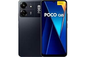 Xiaomi Poco C65 Smartphone + Kopfhörer, 8+256GB Handy ohne Vertrag, 6,74” 90Hz Display, 5000 mAh, 18W Fast Charge, 50MP AI Dreifach-Kamera, Black (DE Version + 2 Jahre Garantie)