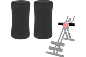 CNANRNANC Lot de 2 rouleaux de mousse de rechange pour banc de musculation à domicile et machines d'exercice