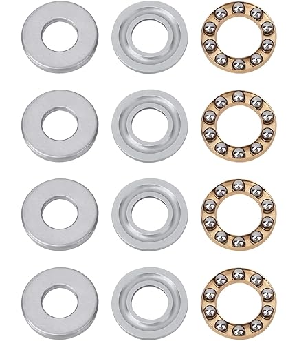 Cuscinetti Spinta Sfera Miniatura - 12x21x5 Mm, Acciaio Cromato, 4 Pezzi, Per Elevatori E Stampi - Foto 7