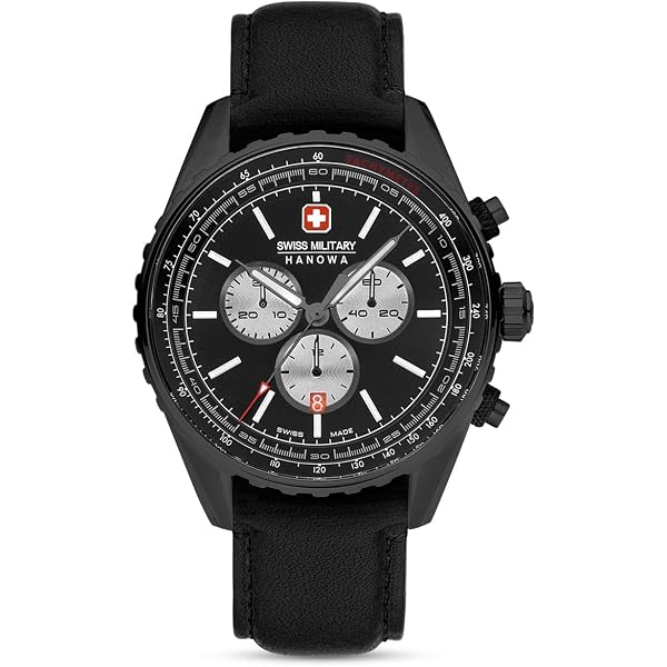 Swiss Military Hanowa Orologio Uomo Analogico Quarzo 32019517 - Cassa In Acciaio, Vetro Zaffiro