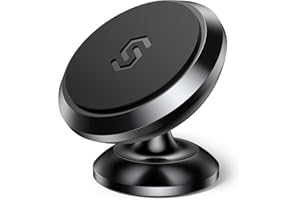 SYNCWIRE Auto Magnet - 360° Verstellbare Magnetische Handyhalterung fürs KFZ Armaturenbretthalterung Kompatibel mit Smartphone/iPhone/Samsung/Huawei usw. - Schwarz