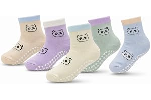 GIMME ! Kids Ankle Socks, Multicolor Pack of 5 Pairs, Comfortable Socks for Babies and Children, Multiple Age Sizes