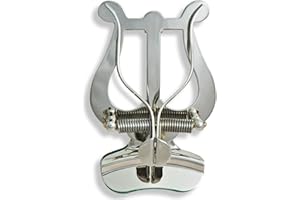 Lyre lyra Porte-partitions pavillon pour trompette cornet bugle Soundman® (nickelé)