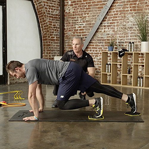 SKLZ SLDS-001 Trainingspad Rutschpad Slidez (2er Pack) gray/yellow - 5