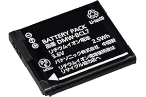 Amsahr Digital Replacement Camera and Camcorder Battery for Panasonic DMW-BCL7, DMW-BCL7E