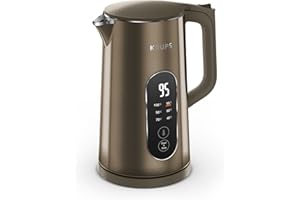 Krups Selection, Bouilloire électrique, 6températures, Affichage en temps réel, Maintien au chaud de 30minutes, BW871FF0, Lioness