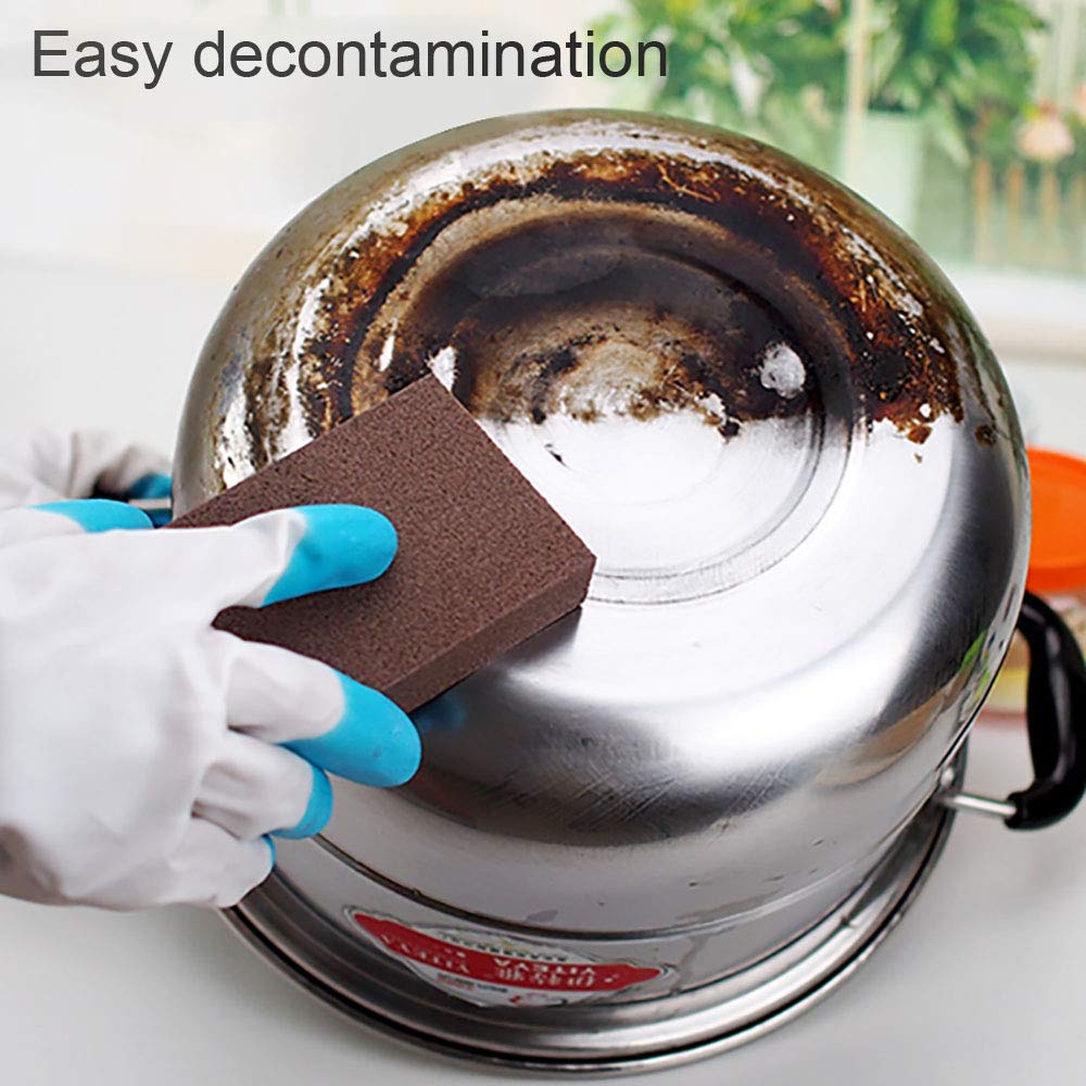 Globaldream-6-Pezzi-Spugna-per-smeriglio-Spugna-Gomma-Magica-per-la-rimozione-della-ruggine-Pulizia-in-Cotone-Gadget-da-Cucina-Accessori-Decalcificazione-Pulire-Rub-Pentola-Utensili-da-Cucina