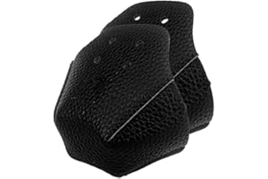 Tixiyu - 1 paio di protezioni per puntali, in pelle PU, con 4 fori, per pattini a rotelle