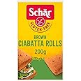 Brown Ciabatta Rolls 200G X 6 Pack, Gluten and wheat free brown ciabatta rolls, With buckwheat and sourdough, High in fibre, Lactose and wheat-free, Suitable for vegans