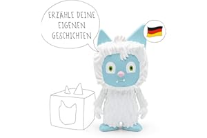 tonies Figurki do słuchania Toniebox, kreatywne Yeti, do samodzielnego zabawy, 90 minut pamięci do własnych nagrań, muzyki lub opowiadań na dobranoc, odpowiednie dla dzieci od 3 lat