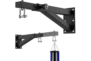 ‎IMAYCC IMAYCC Profi Boxsack Halterung, Adjustable Boxsack Wandhalterung, Punch Bag Holder Punching Bag Mount Stand for Home or Gym, for Punch Bag, Muay Thai Bag, etc