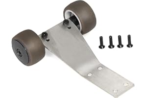 ZLiT RC Car Head Up Wheel for ARRMA 1/18 Granite Grom RC for ARRMA 1/18 Typhon Grom RC Car Wheelie Bar Kit (Black)