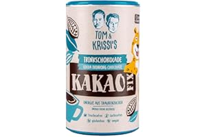 ‎TOM & KRISSI'S Tom & Krissi's Trinkkakaopulver, Kakao Pulver, heiße Schokolade, Trinkschokolade 300g - lactose-, fructose-, glutenfrei und vegan