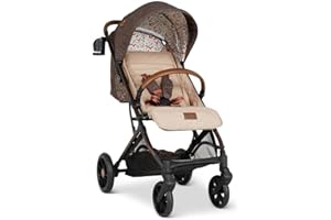 Cosatto Woosh Trail Passeggino, nascita, 25 kg, sospensione multi terreno, pieghevole autoportante compatto, cappuccio UPD100+, parapioggia gratuito (Foxford Hall)