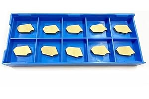 Ruimou 10 Stück Hartmetall-Nuteinsätze SP300 NC3030 GTN-3 (QC1403) CNC-Drehmeißel-Hartmetall-Einsätze für Drehbank, Nut-Abschnittwerkzeug