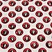 Produktbild TENGGO Fliege von 7 mm 100Pcs Stück Binden durch Augen Sticker Autas 3d-Tools Fischerei Köder rot