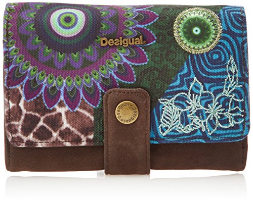 Desigual Lengüeta Supersonic, Women's Wallet, Green (4033), One Size (taille unique EU)
