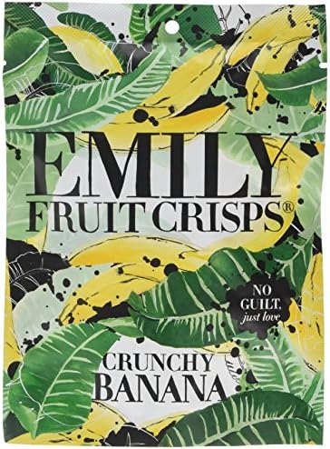 Emily Fruit Crisps Crunchy Banana 35 g (Pack of 12)
