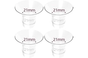 KISSBOBO 2 Pezzi Inserti per Flangia 21MM – Compatibili con il tiralatte elettrico KISSBOBO K5. Parti in silicone per tiralatte