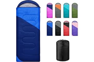 Yarmiene Schlafsack 3-4 Jahreszeiten,Schlafsack Outdoor für Erwachsene und Kinder,Schlafsäcke für Tragbare Rechteckige Weich Dick und Warm für Outdoor,Camping,Wandern