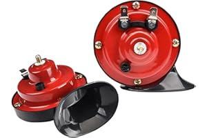 LATRAT 2 clacson da treno da 110 dB, super forte, 12 V, suono furioso, per auto, moto, bici