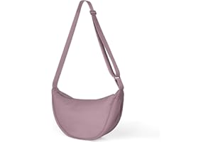 Aucuu Damska torba na ramię w kształcie półksiężyca, damska torebka na ramię z regulowanym paskiem, przenośna torebka na ramię dla kobiet