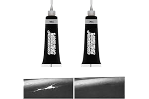 COMIOKE Riparazione Kit pelle Balsamo Crema Riparazione Pelle Sintetica, 2pcs, Nero