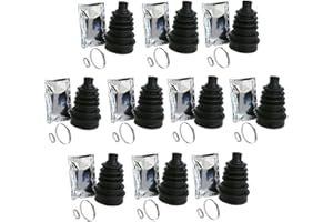 OC-PRO LOT 10 Soufflets DE CARDAN UNIVERSELS pour Auto + Colliers ET Graisse