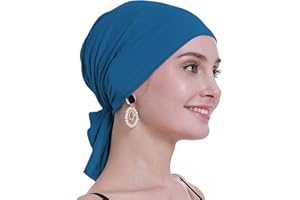 osvyo Bambus Chemo Kopftuch für Frauen mit Haarausfall - Krebspatienten Kopfbedeckung Turban in Versiegelter Verpackung