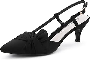 Greatonu Chaussures Pointues Pointure Large à Talons Hauts Sexy Femme Sandales High Heels Femme Escarpins Talon Aiguille en PU Cuir Verni Classique Mode Soiree Mariage Chaussures