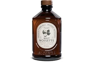 BACANHA - Sirop Bio et Brut - Sirop de Noisette - Pour Café, Cappuccino, Latté, Chocolat et Cocktail - 400 mL