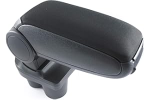 BOLOROMO Mittelarmlehne Armlehne Konsole Mittelkonsole Fur Corsa E 2014 + Textile Schwarz Genaue Passform