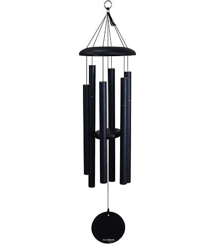 Corinthian Bells Windspiel 'Wind River' – 111,8 Cm, Himmelblau, Handgefertigt In USA, Pentatonisch