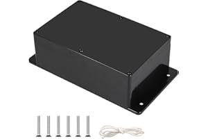 CPROSP Caja Estanca IP65 230 x 150 x 85 mm con Asa Fija, Negro